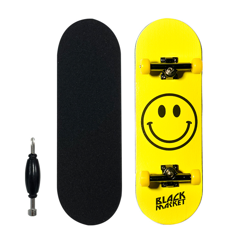 Fingerboard - Finger Skateboard mit LED Licht - leuchtend - Fingertoys