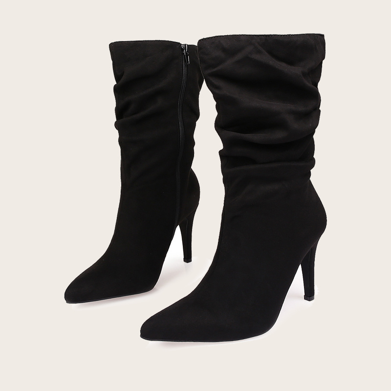 nadine ruched stiletto boot