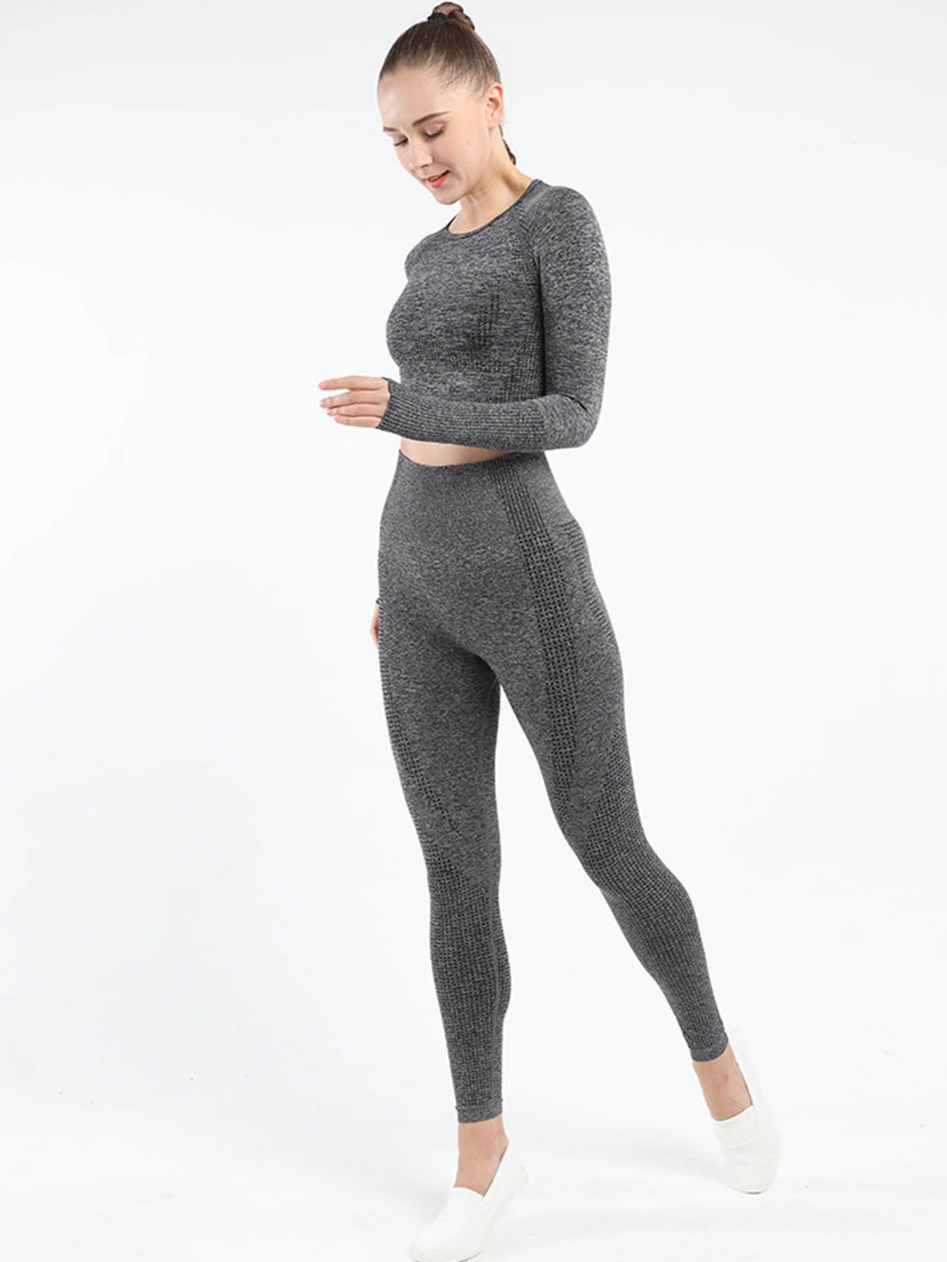 Seamless Gym Leggings Set