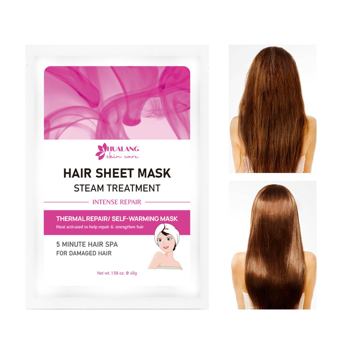 Nourishing Coconut Oil Spa Hair Treatment Steam Hair Mask Hair Spa Mask |  Check Out Today's Deals Now | Temu
