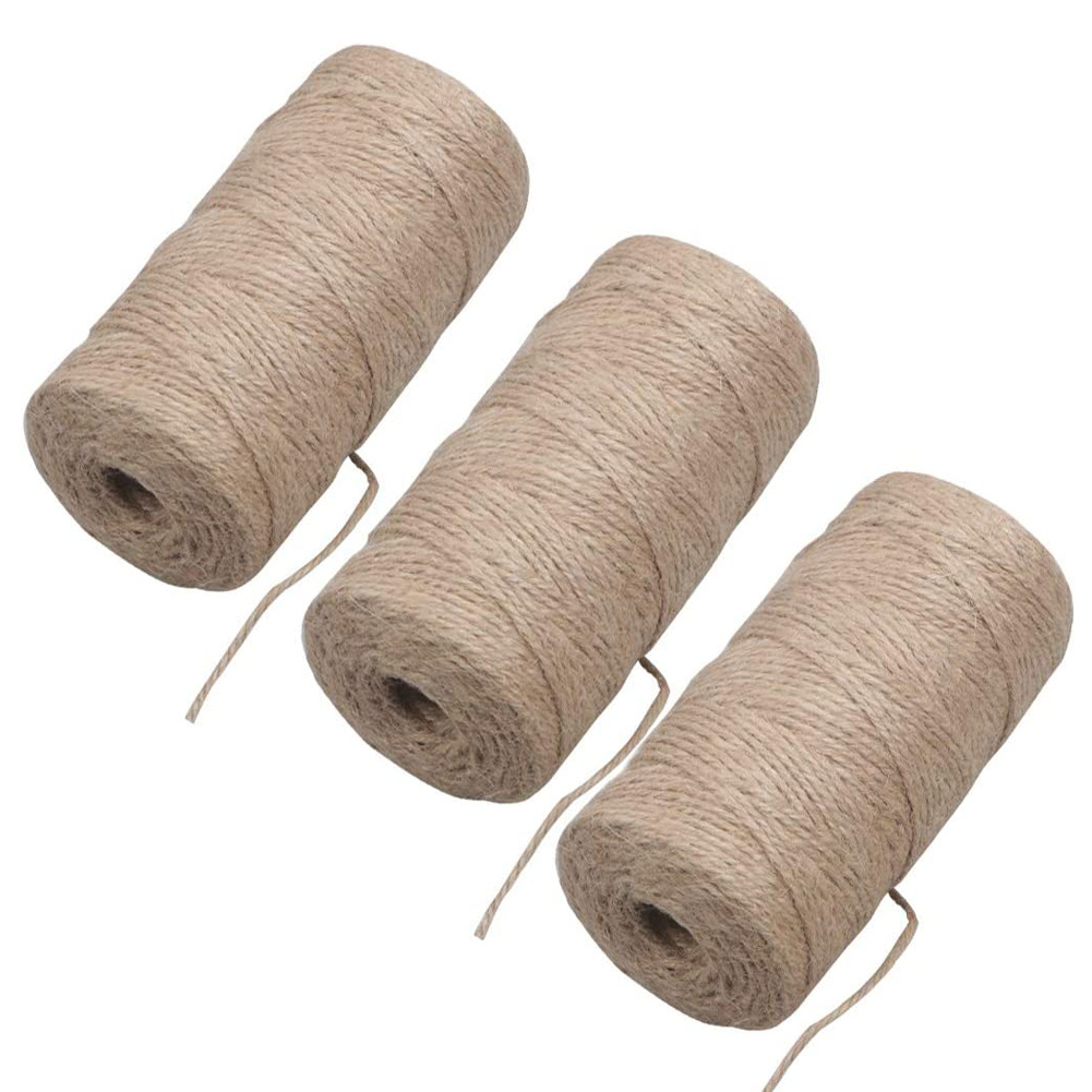 Black Natural Jute Twine For Crafts Gift Craft Projects - Temu