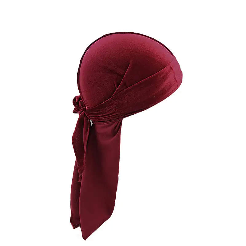 Pure Velvet Silky Long Lasting High Quality Durag For Waves