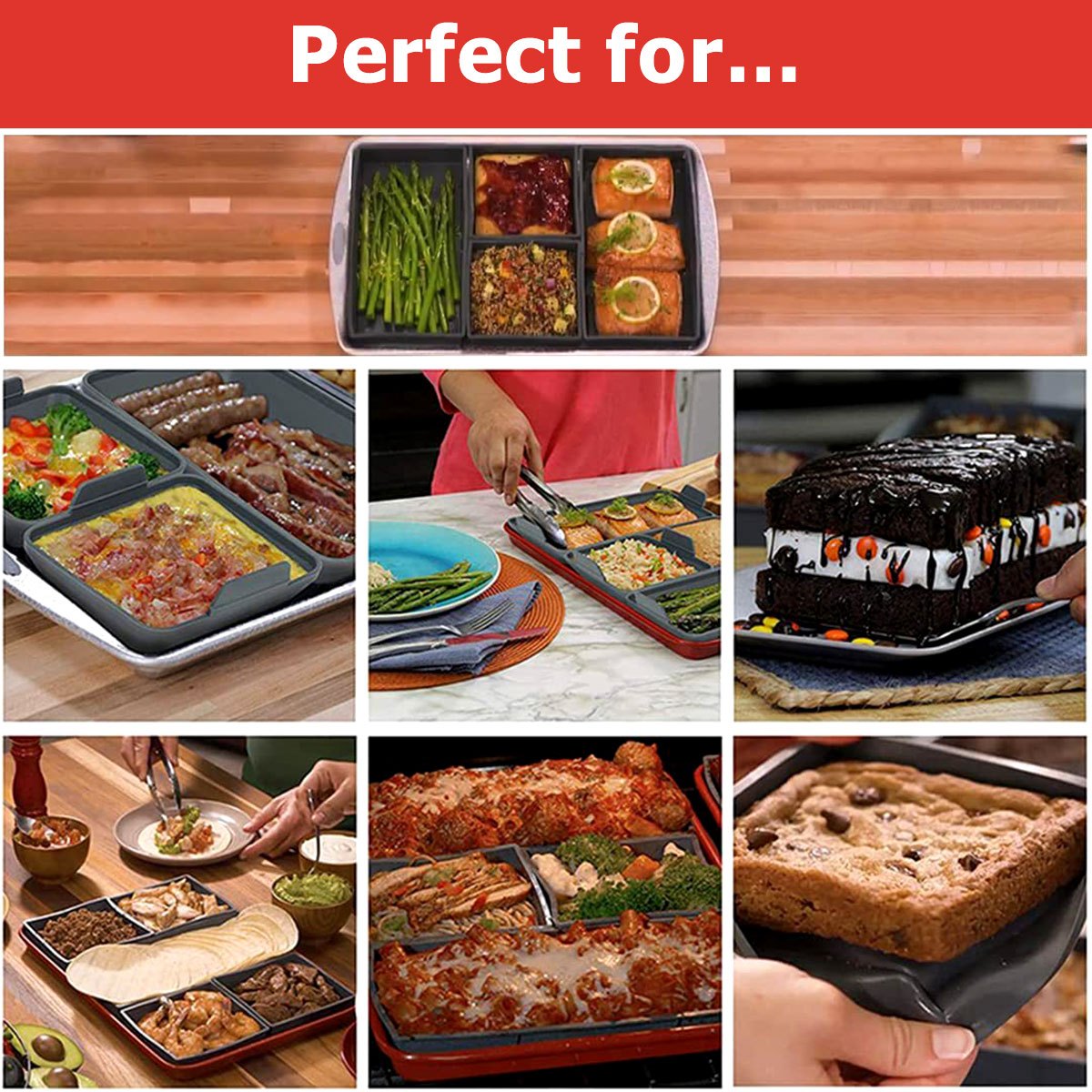 1 Set Rectangle Cake Pan Heat-Resistant Disposable Microwave Safe