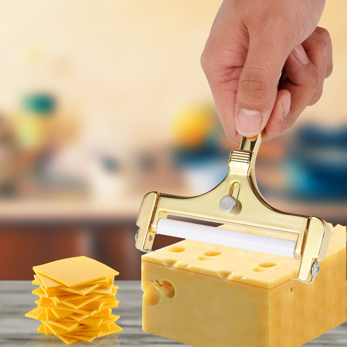 1 pieza de rebanador de queso y cortador de queso - Temu