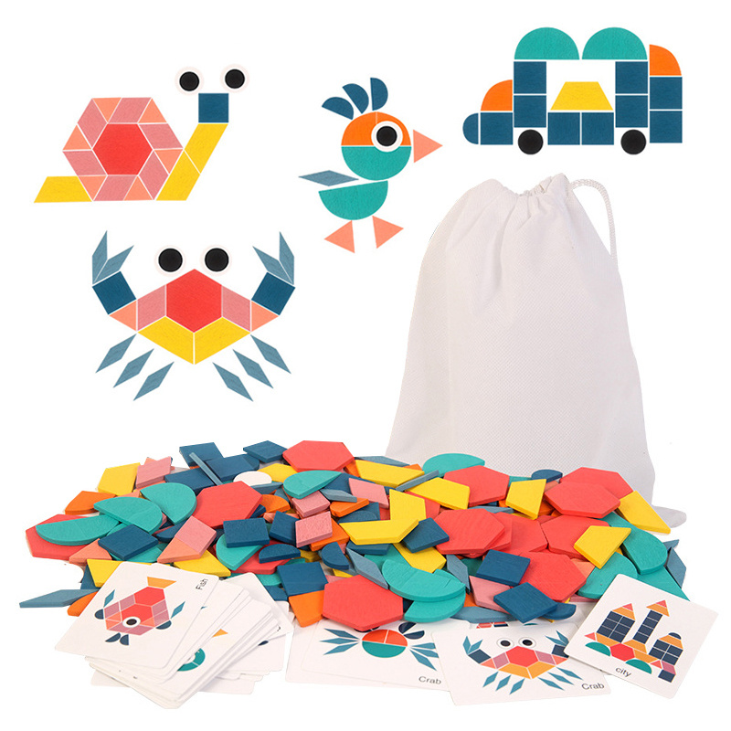 296 pçs cogumelo prego 3d quebra-cabeça blocos crianças montessori jogos  cor cognição brinquedos educativos intelectuais