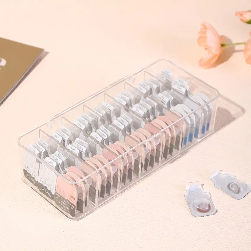 Easy-to-Use Clear Contact Lens Storage Box - Keep Your Lenses Clean and  Organized