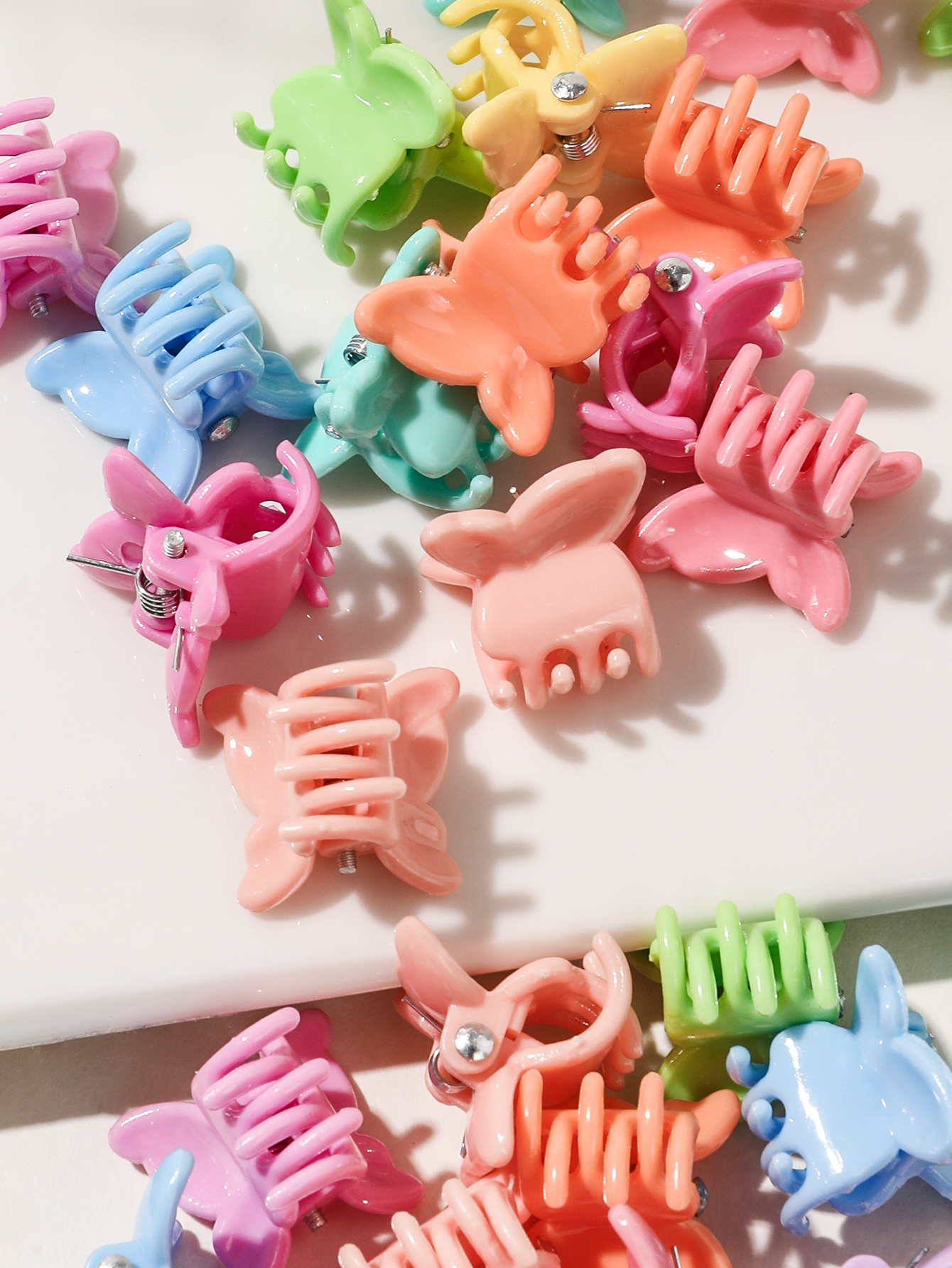 Cute Mini Hair Claw Clips For And Girl Nonslip Tiny Plastic Clips