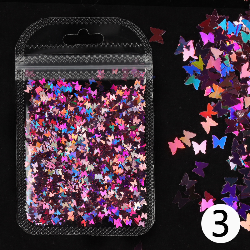 LoveOurHome Nail Glitters Sequins Set Mixed Shaped Holographic Heart  Butterfly Neon Star Chunky Glitter Flakes Accessories Manicure Sticker  Decorations for Makeup Crafts Resin Nails Neon & Holographic