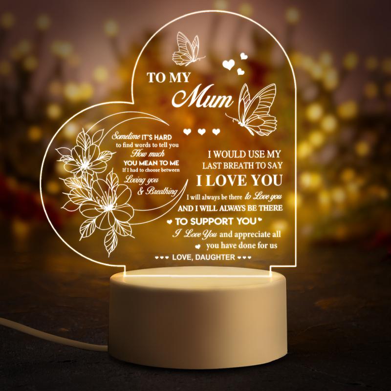 Gifts For Mom Engraved Night Light Mothers Day Gifts From - Temu United  Arab Emirates