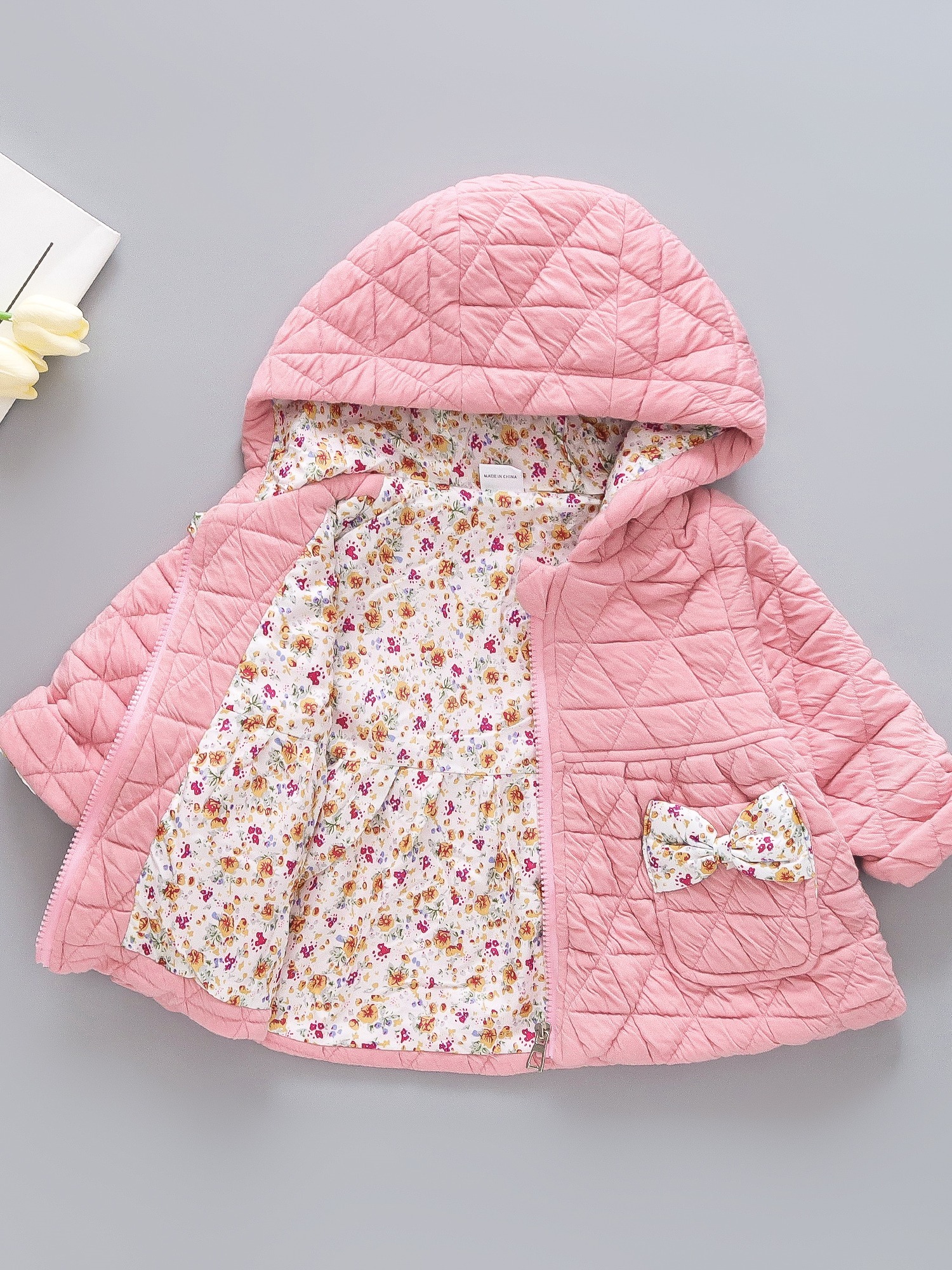 Coat of Many Colors Jacket Kids Size 7 Girls Coat Kids Toddler Baby Girls Winter  Warm Thick Patchwork Bow Tie Long Sleeve Hooded Clothes Coat Jacket Girl Winter  Coat Size 14 