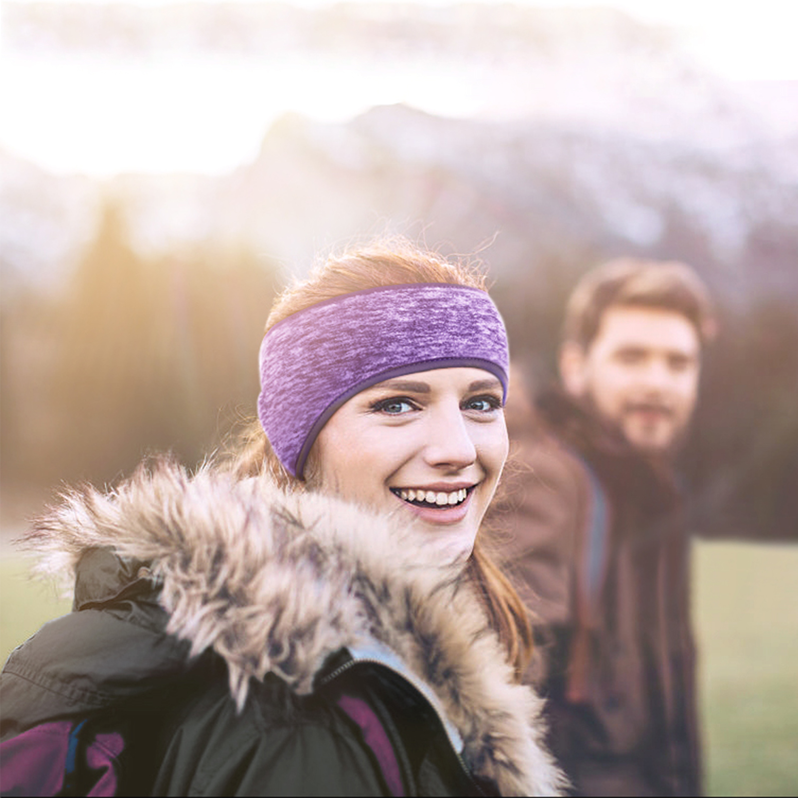 Mujer Diadema Calentador Orejas Forro Polar Moda Trenzado - Temu Chile