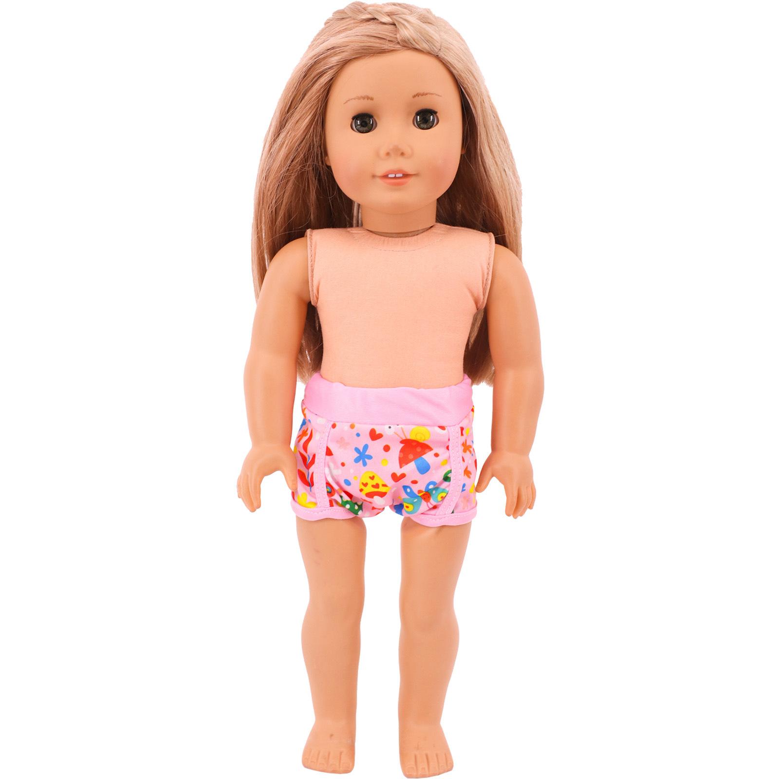 14.5 Inch/36.83 Cm Girl Doll Clothes Accessories, Small Fish Pattern Top  And Underpants Swimsuit, Doll Clothes Outfits Fit For 14 To 14.5 Inch Dolls