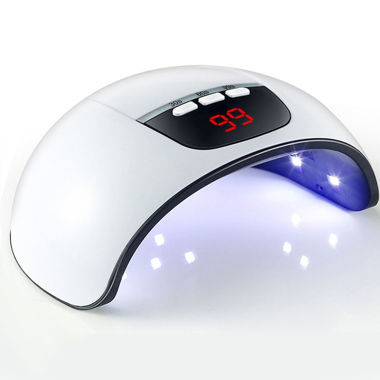 Uv Light For Nails Uv Led Nail Lamp With 3 Timers And Led Display 54w Uv  Nail Lamp Usb Interface For Nail Polish Polishing Nail Dryer | Shop Now For  Limited-time Deals |
