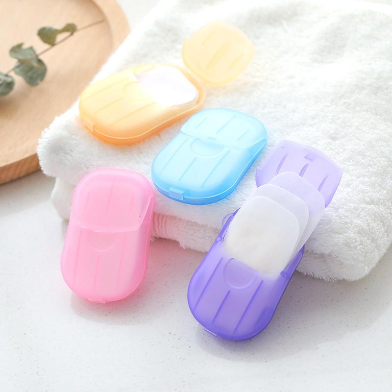 

Mini Disposable Soaps For Outdoor Travel - Assorted Colors For A Clean And Fresh Feel!