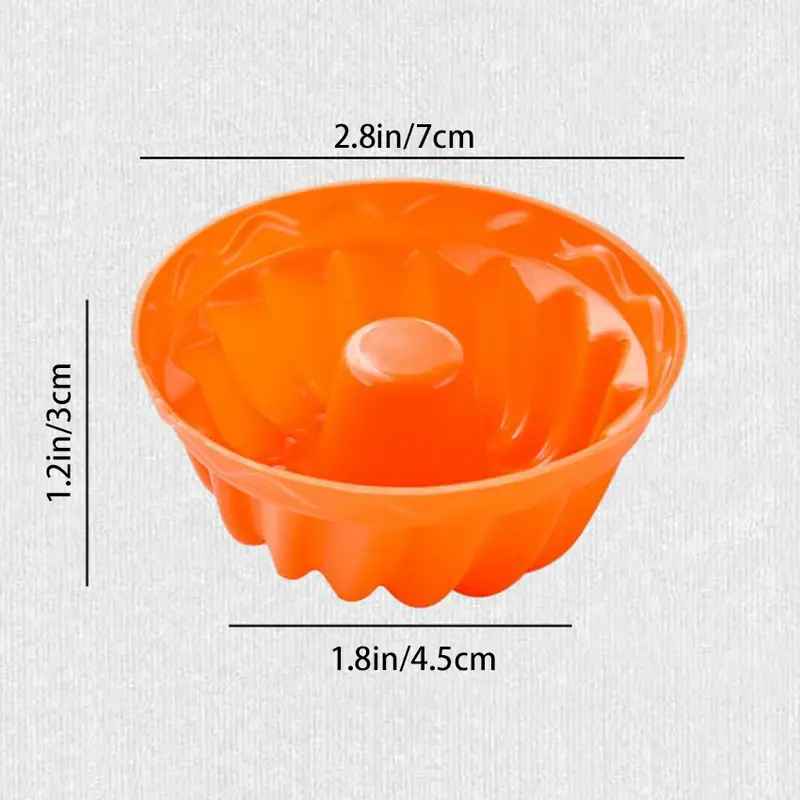 12pcs, Reusable Silicone Baking Cups, Non-stick Muffin Cups, Reusable  Cupcake Liners, Cake Molds Set, Cupcake Holder 7cm/2.8