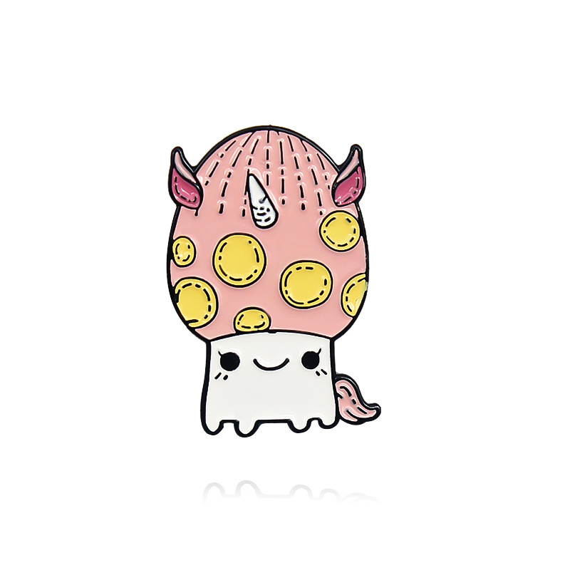 Zodiac Mushroom Hat Animal Brooch