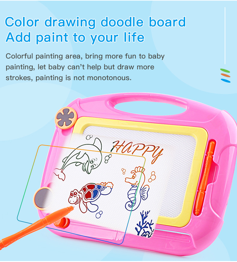 Children's Color Sketchpad Desk Large Writing Pad Temu