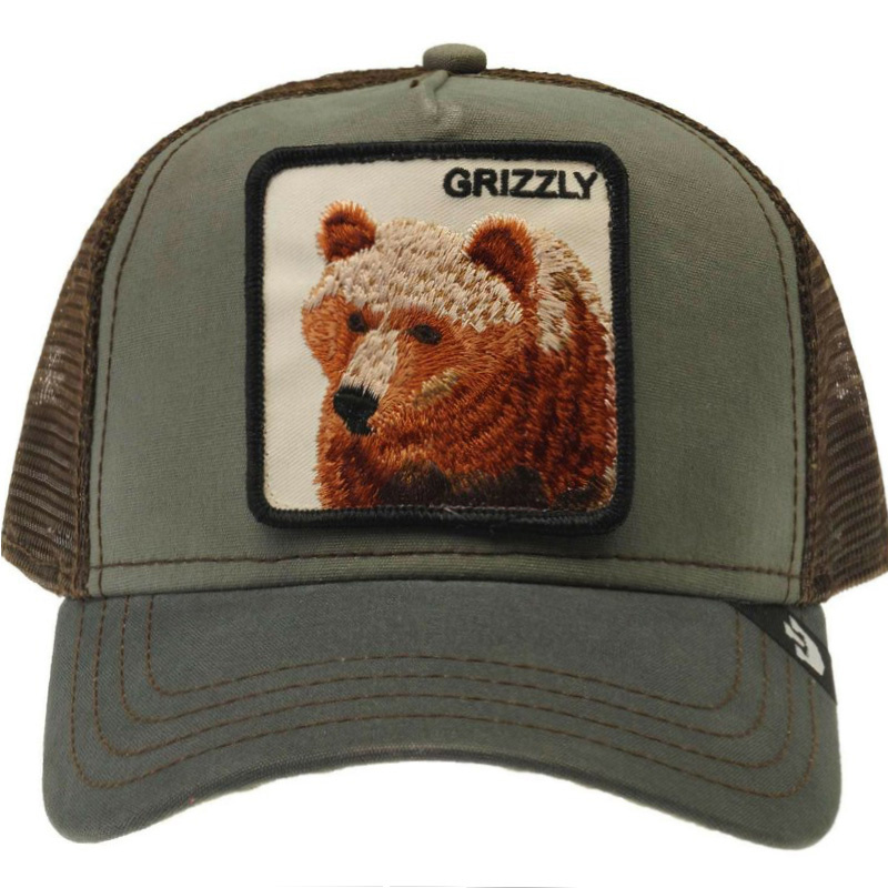 Animal Embroidery Mesh Baseball Hat