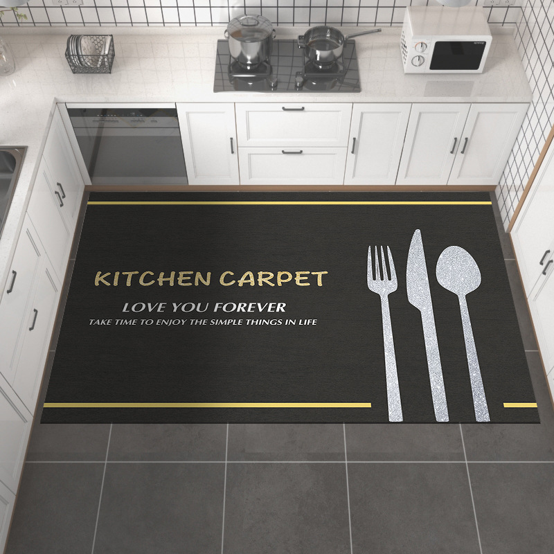 1pc Kitchen Oil-proof Printed Cutting Mat, Waterproof Non-slip