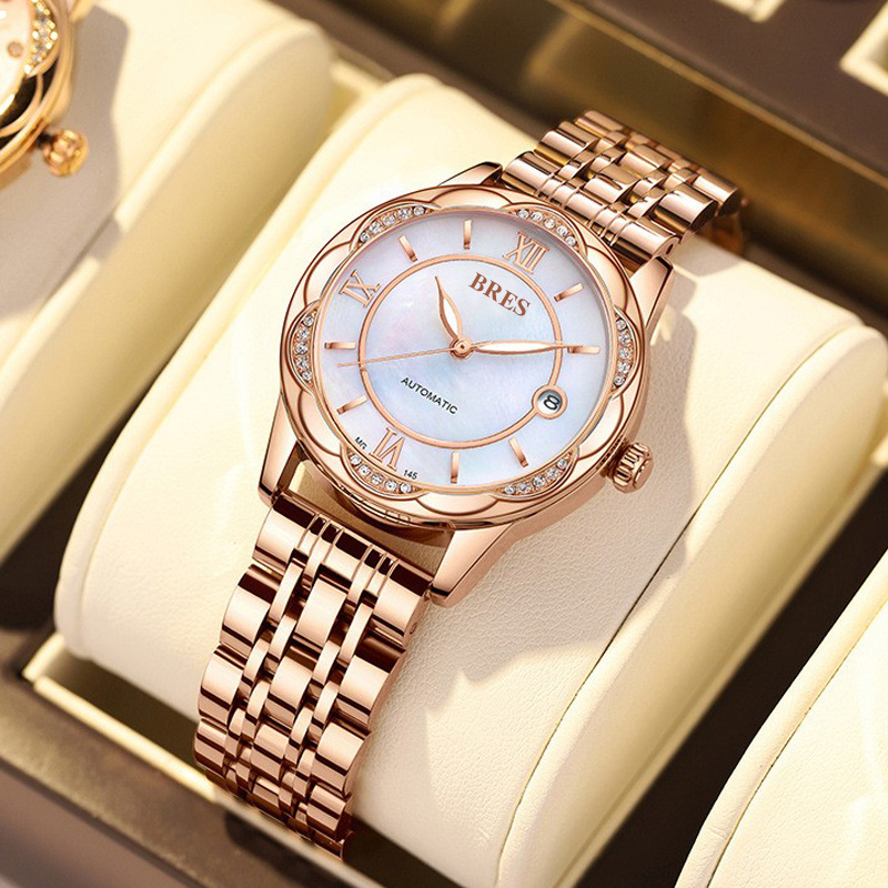 Relojes Diamantes Imitación Mujer Relojes Pulsera Dorados - Temu