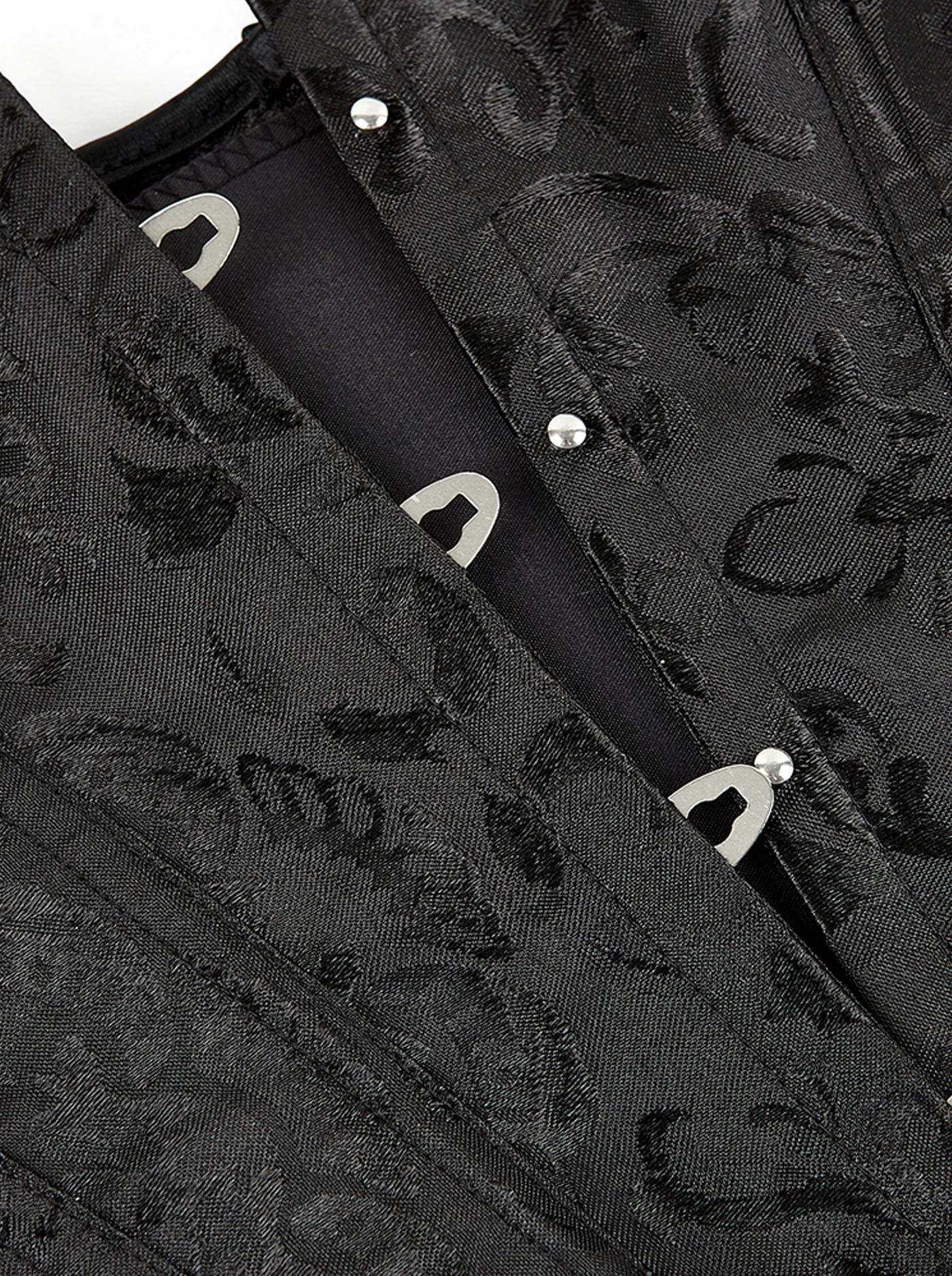 Daisy Corsets Top Drawer Elegant Black Steel Boned Corset - Temu