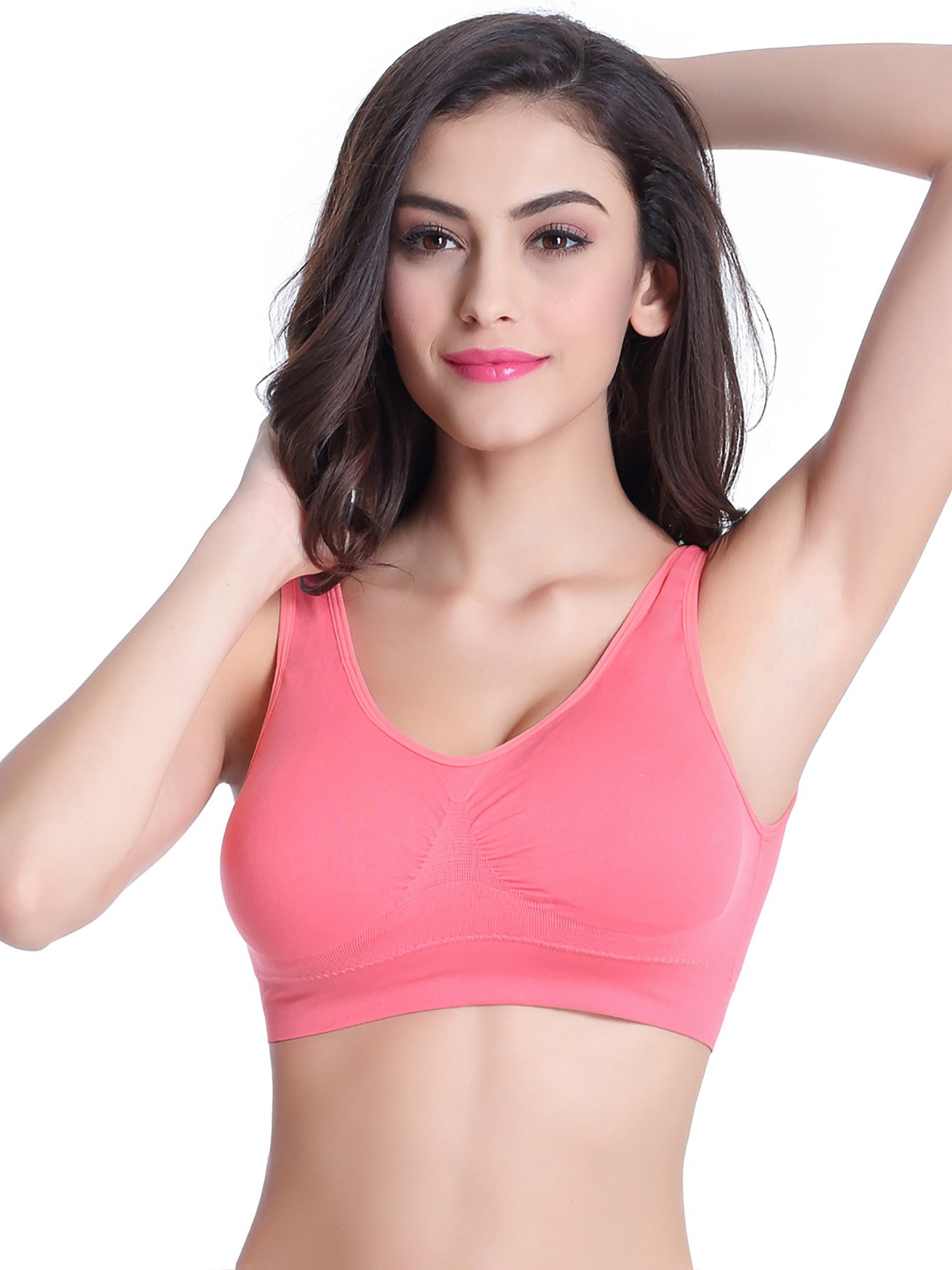  g Cup Size red Sports Bra Push up Bralette hot Women