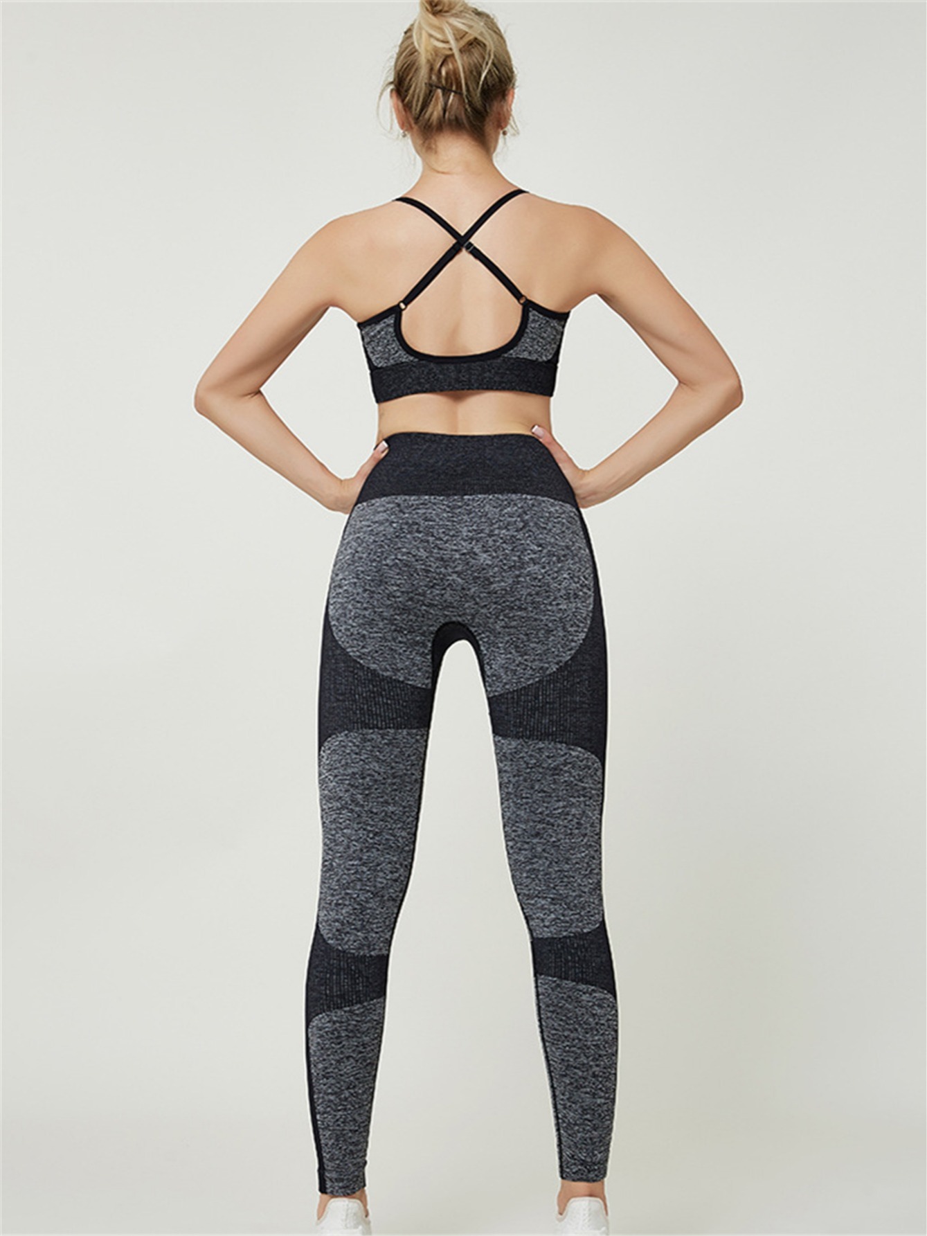 Stretchy Sports Bra and High Waist Legging Set