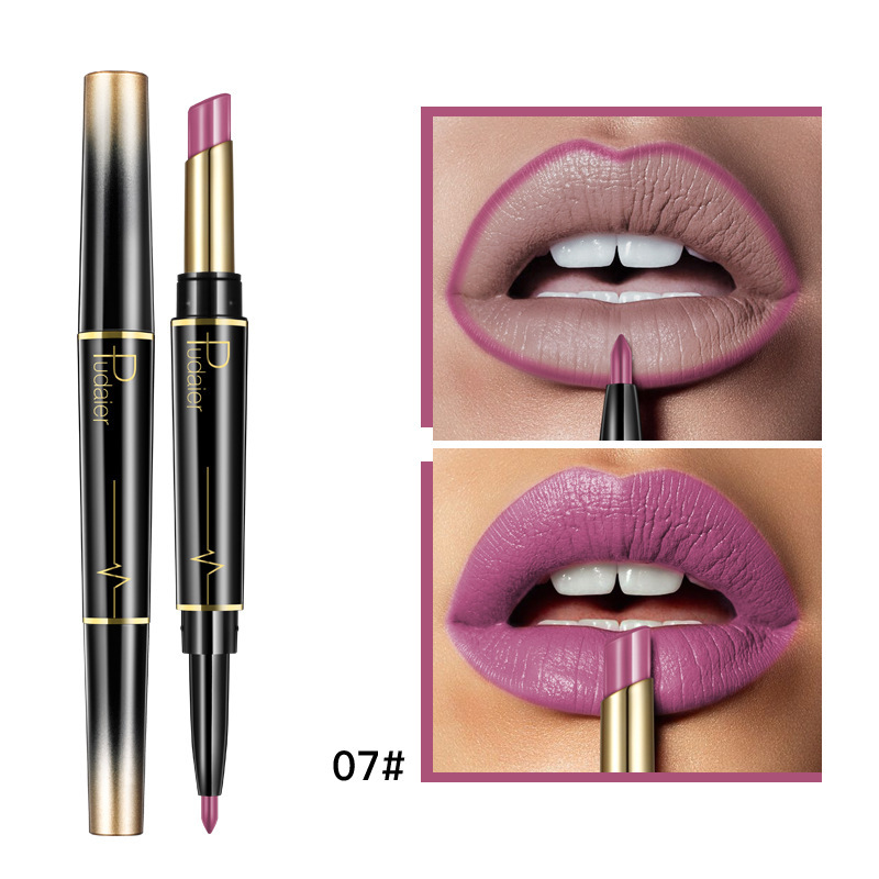 Long Lasting Lipstick & Liner Pen Waterproof Matte Duo