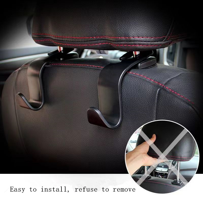 1pc Car Seat Headrest Hook Hanger Storage Organizer, Universal For