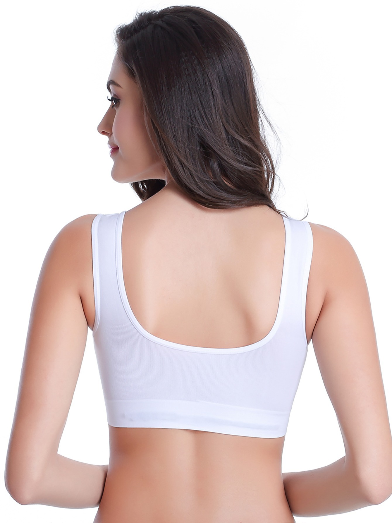 Women Seamless Bras Backless Sports Bra Running Push Up Bralette Padded  Vest Elastic Brassiere Fitness Gym Underwear Bra To