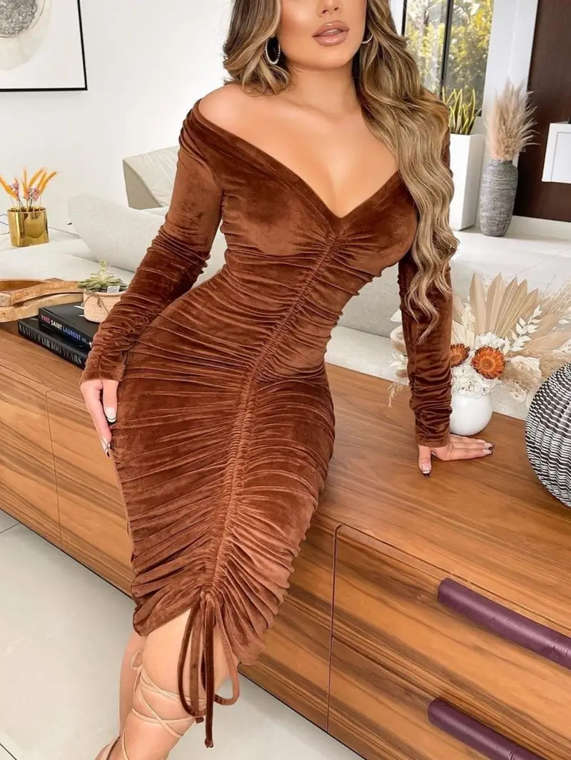 brown women’s dresses