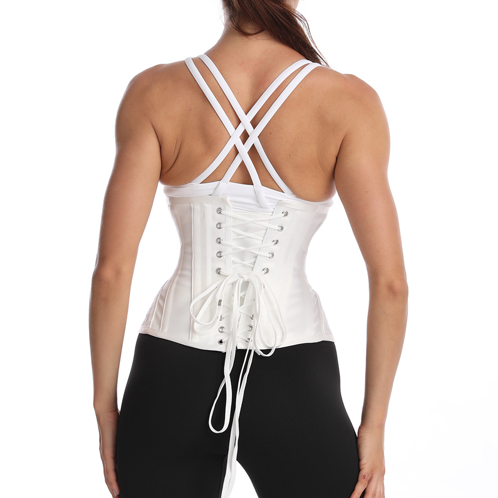 Lace Underbust Corset Gothic Busteris And Corsets Short Torso Waist Trainer  Hourglass Waist Cincher Sexy Corselet Black White X0823 From 13,78 €