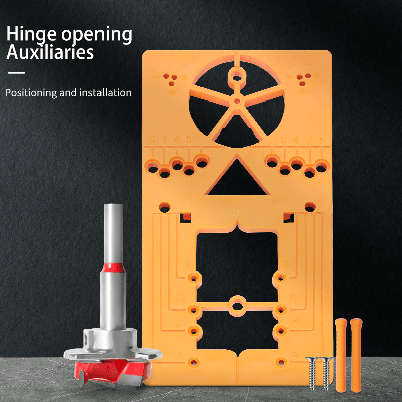 Hinge Hole Opening Auxiliary Hinge Positioning Hole Limit Hole Punching