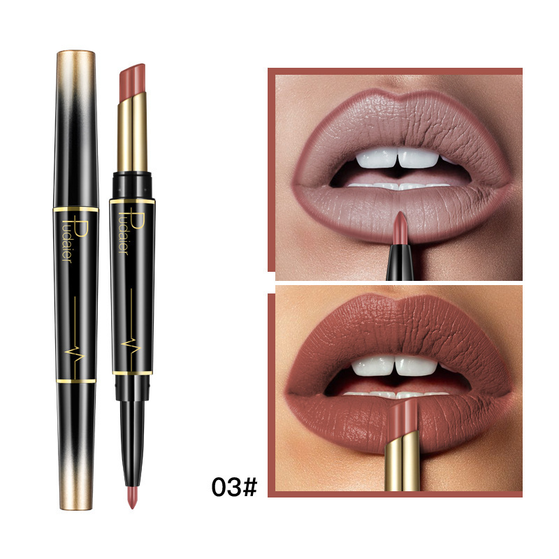 Long Lasting Lipstick & Liner Pen Waterproof Matte Duo