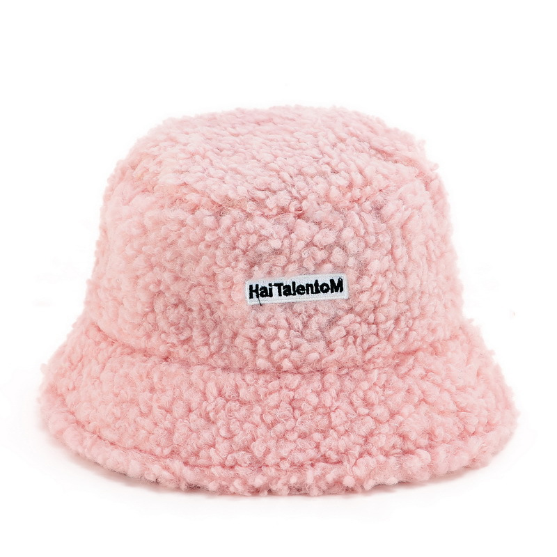 Plush Bucket Hat for Outdoor Casual Wear