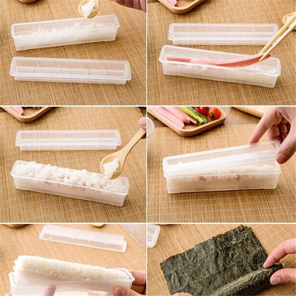 1 Ensemble Kit Complet De Fabrication De Sushi Pour Débutants Avec Natte De  Roulement De Sushi, Moule À Sushi, Machine De Pressage Et Rouleau De Bambou, Mode en ligne