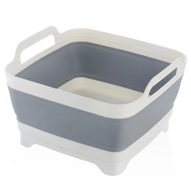 Collapsible Wash Basin Foldable Mop Bucket With Handle Kitchen Sink  Collapsible Dish Basin Portable Fishing Storage Basin Clean - AliExpress