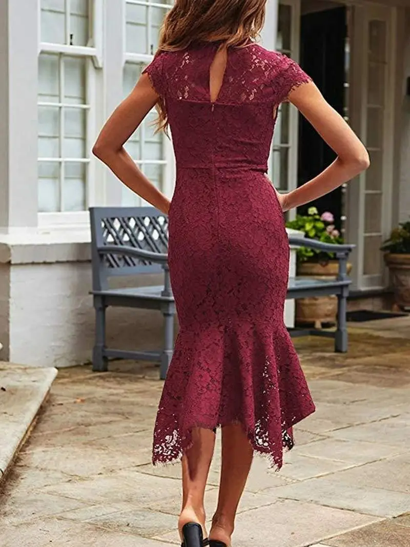 Women's Dresses Sleeveless Vintage Lace Cocktail Dresses - Temu United ...