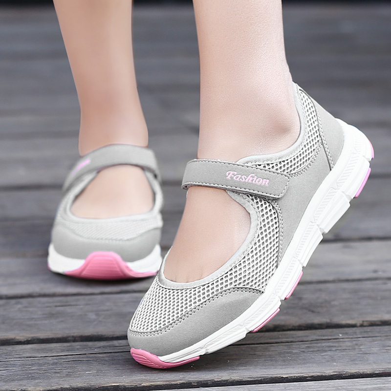 Womens Casual Sneakers Breathable Lightweight Platform Loafers Flying Woven Slip On Shoes 4164