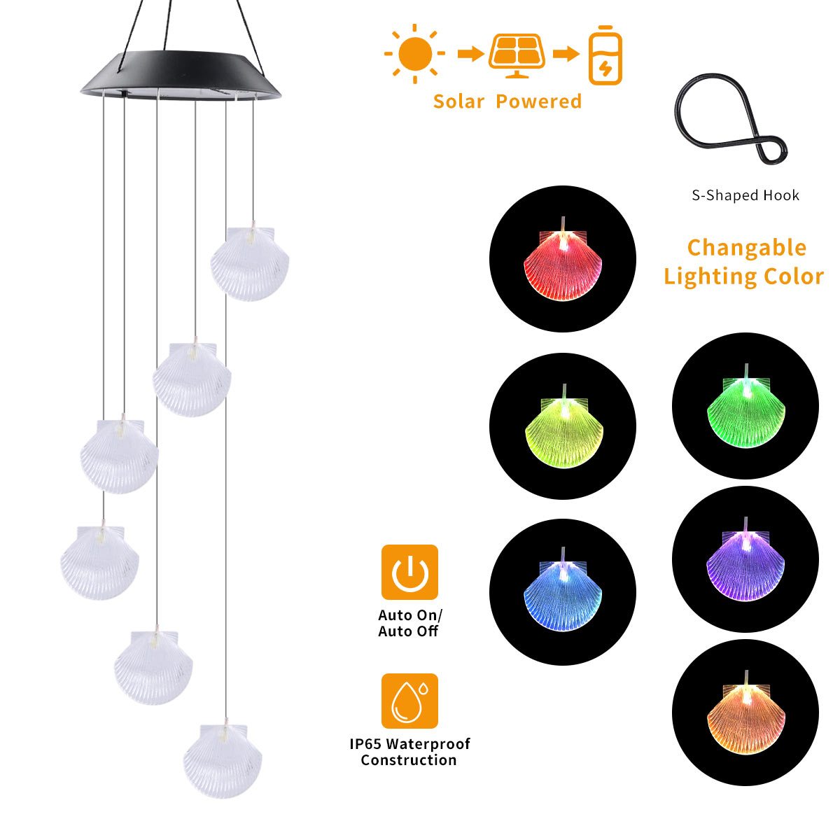 GANGES SA Solar Wind Chimes Lights - Buy Now at Our Store