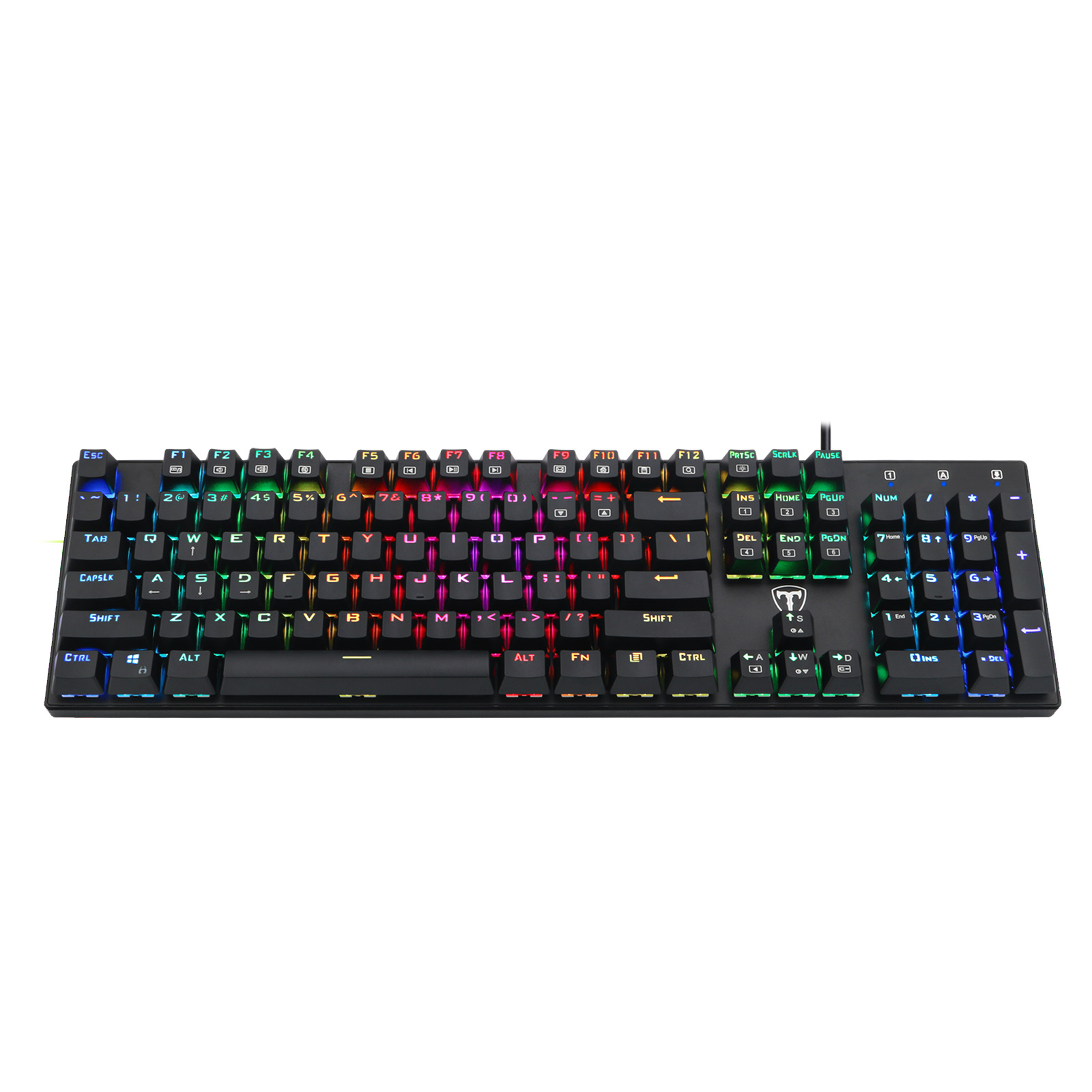 T-dagger Rgb Black Wired Mechanical Gaming Keyboard, Durability ...