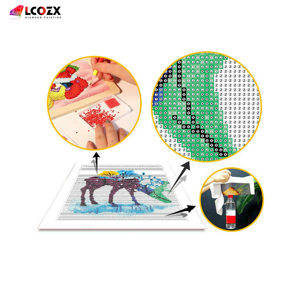 5D Diamond Painting Embroidery Pen DIY Cross Stitch Spot Drilling Tool Kit