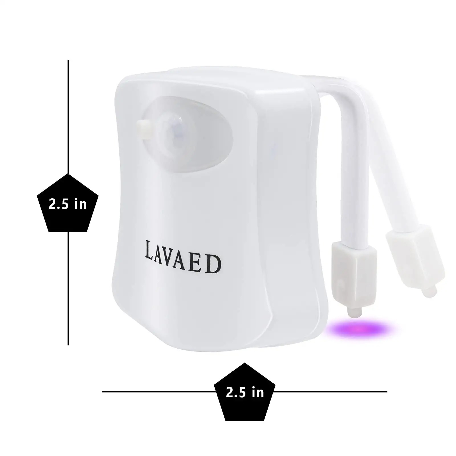 8-color Led Motion Sensing Automatic Toilet Bowl Seat Night Light  Energy-saving - Temu