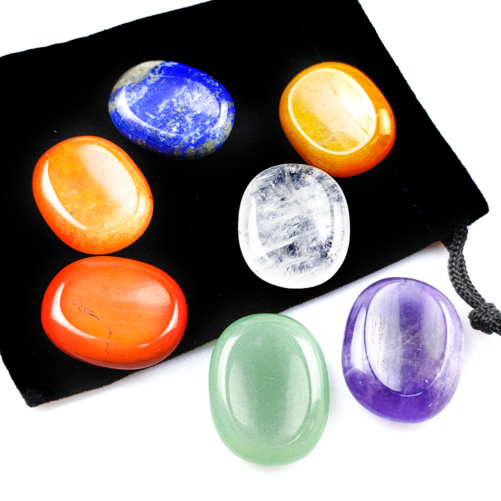 7pcs 7 Natural Stone