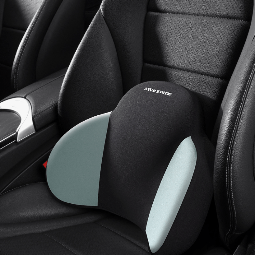  OTOEZ Car Seat Cushion, Multi-Use Memory Foam Car Lower Back  Support Pad for Driver Lumbar Support Pillow for Car Back Pain Relief Wedge Seat  Cushions Road Trip Essential (Black) : Automotive