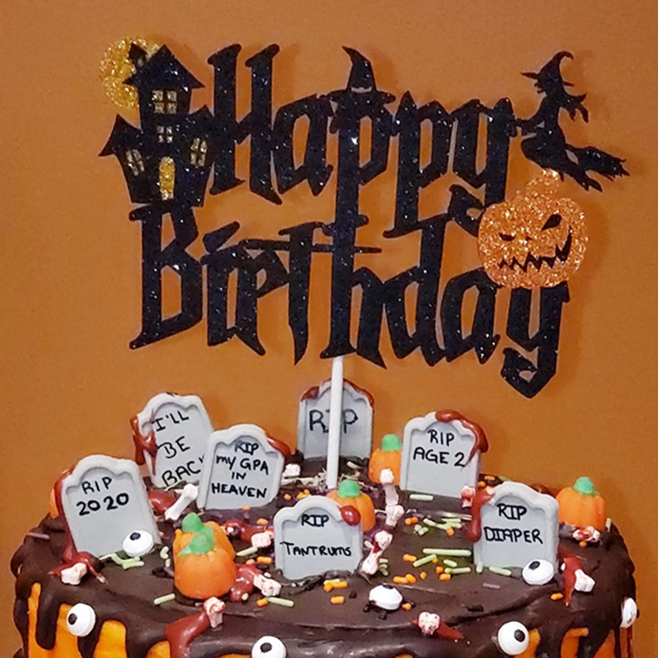 Happy Halloween Two~Tier Cake | Halloween Cakes |The Cake Store
