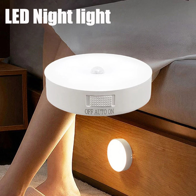 Motion Sensor Led Night Light, Bedroom Decor Light Detector Wall