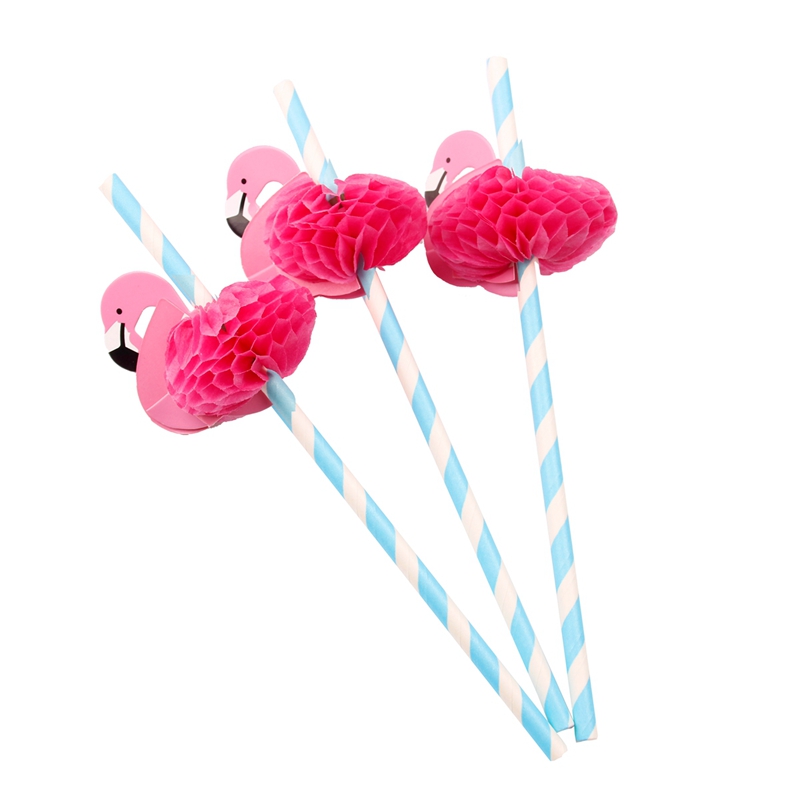 Flamingo Paper Straws, Diy Wedding, Birthday, Baby Shower