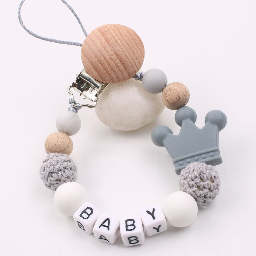 Attaches-tétines Pour Bébé, Perles En Silicone, Chaîne De Jouet De Dentition  En Bois, Chaîne De Tétine Pour Bébé, Attache-tétine, Accessoires De  Pendentif À Mâcher Pour Nouveau-nés - Bébé Et Maternité - Temu