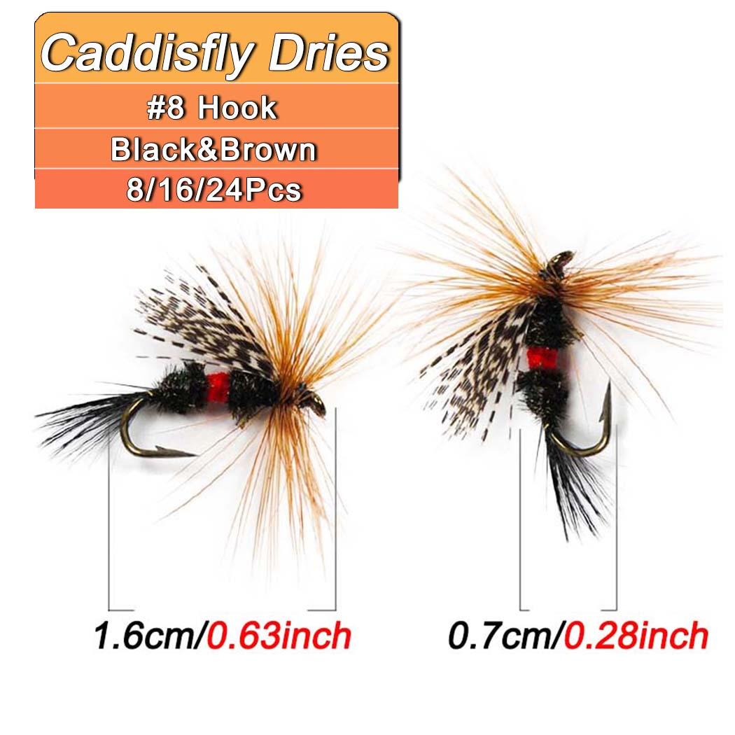 Premium Topwater Dry Flies Trout Fishing Effective Insect Temu